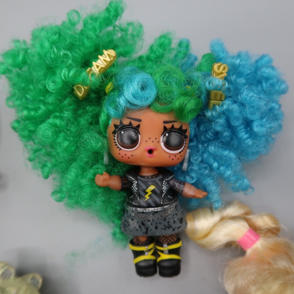 LOL Surprise Remix Hair Flip Rebel 3 in Doll Mix Lot of 9 - Picture 3 of 8
